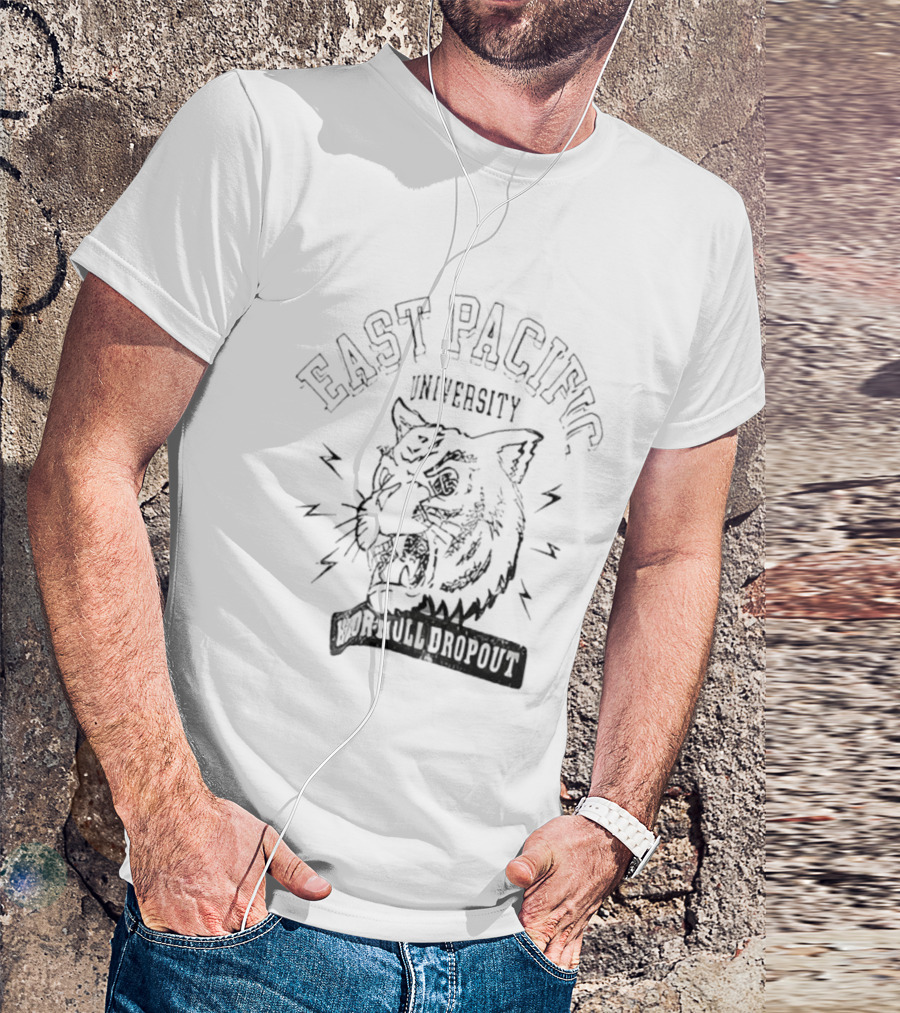 East Pacific University Wildcat Mascot Roar Loud T-Shirt