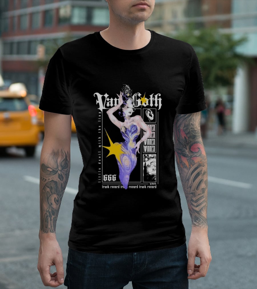 Van Goth Crowned Queen Touch Crown Take The Ring Magic Mão 666 T-Shirt