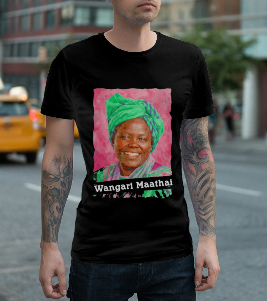 Wangari Maathai Green Turban T-Shirt