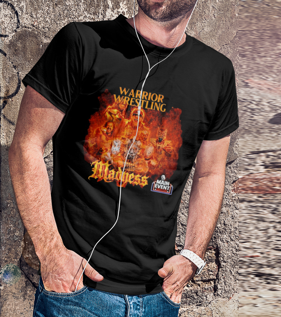 Warrior Wrestling Madness Main Event Network T-Shirt