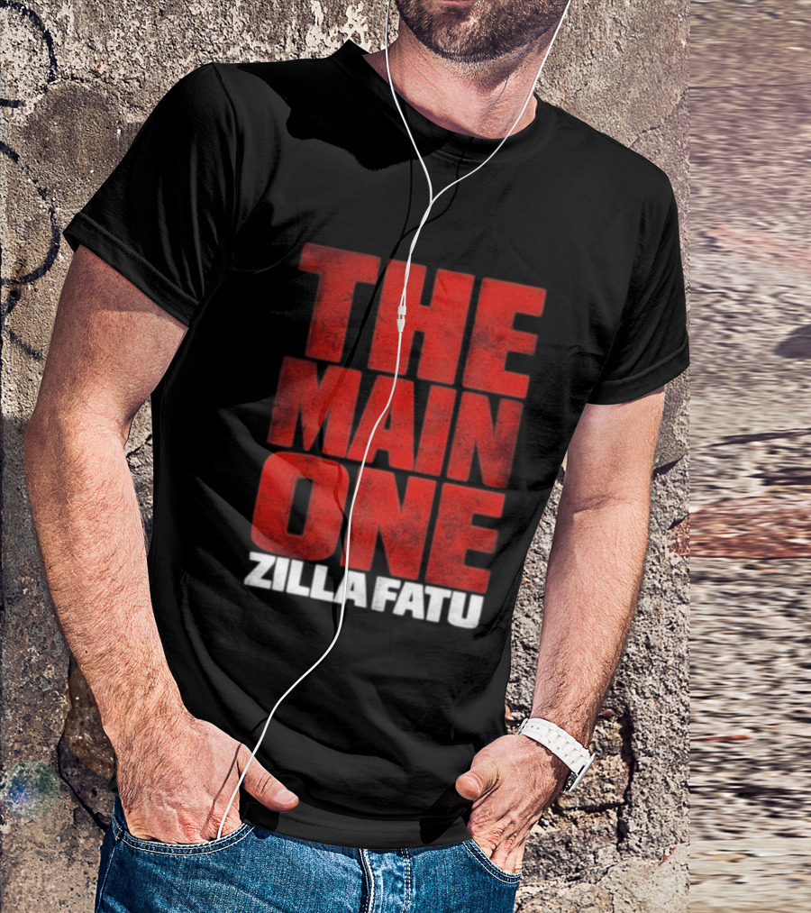 Zilla Fatu The Main One Bold Red T-Shirt
