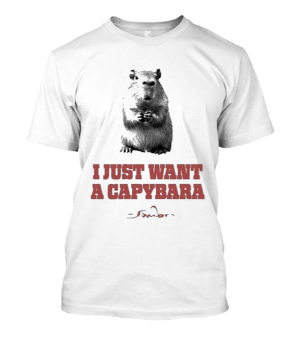 I Just Want A Capybara Dark T-Shirt