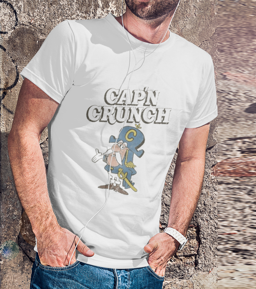 Cap'n Crunch Cereal Cartoon Vintage Captain T-Shirt
