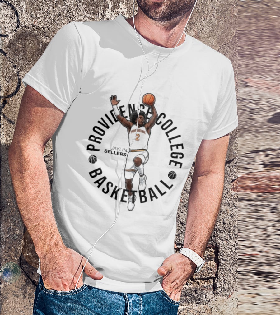 Providence College Basketball Jaylin Sellers Replica T-Shirt