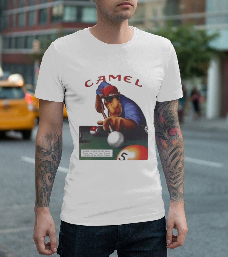 Camel 75th Birthday Joe Pool Player T-Shirt