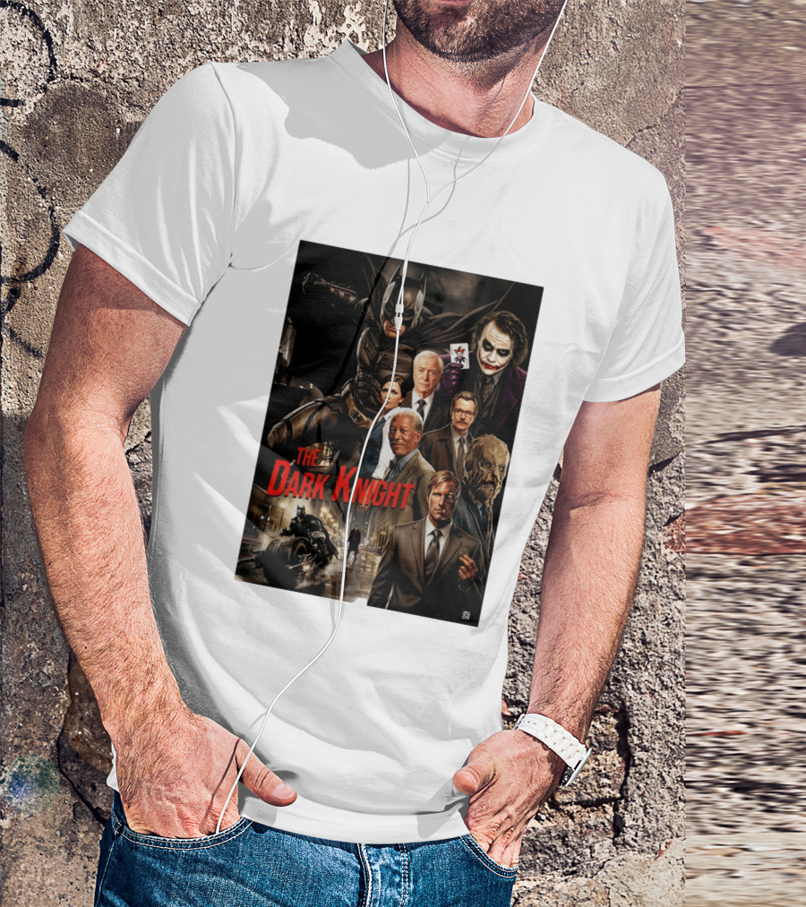 The Dark Knight Movie Characters Batman Joker Villains T-Shirt