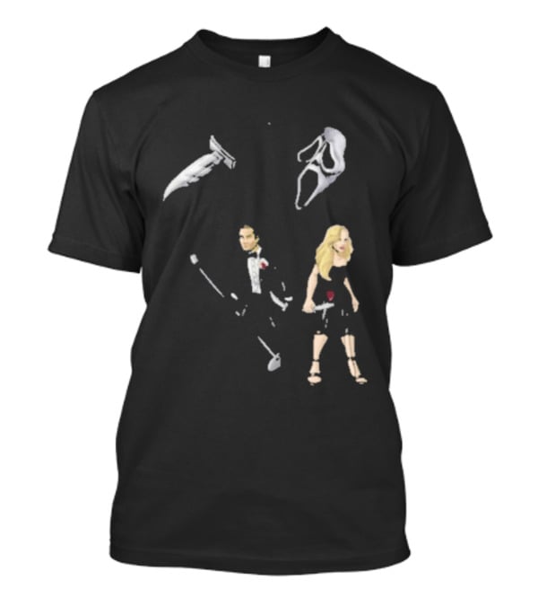 Ice Nine Kills McKenna Grace Horror Collaboration With Knives And Masks T-Shirt