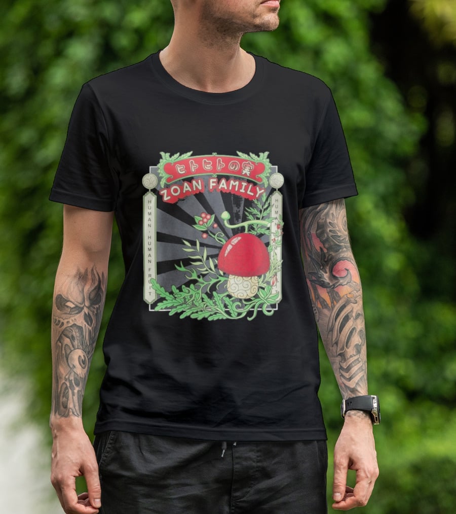 One Piece Celio Noir Homme Tony Tony Chopper Zoan Family Human Human Fruit T-Shirt