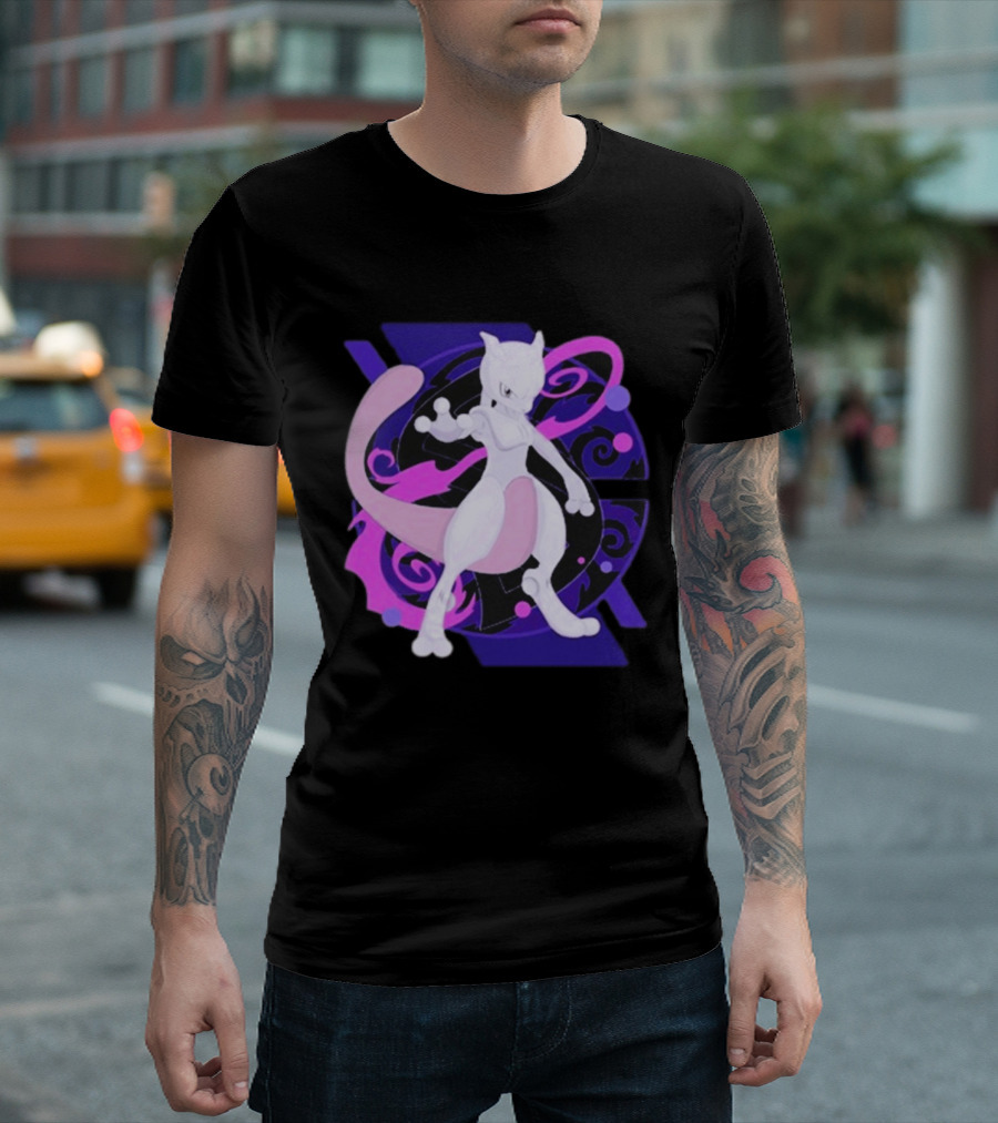 Mewtwo Pokemon Go Fest 2026 Psychedelic T-Shirt