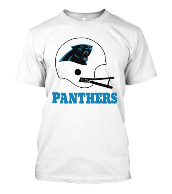 Panthers Football Helmet Carolina T-Shirt
