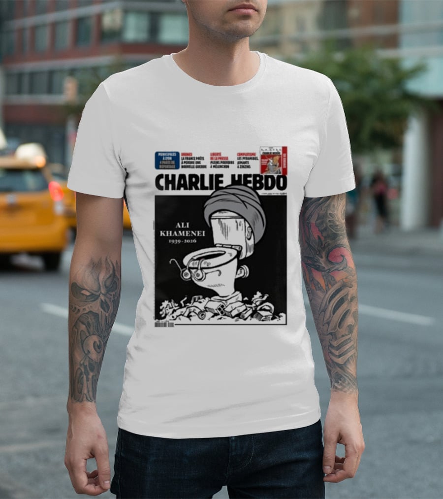 Charlie Hebdo Khamenei Cover Toilet Humour Edition T-Shirt