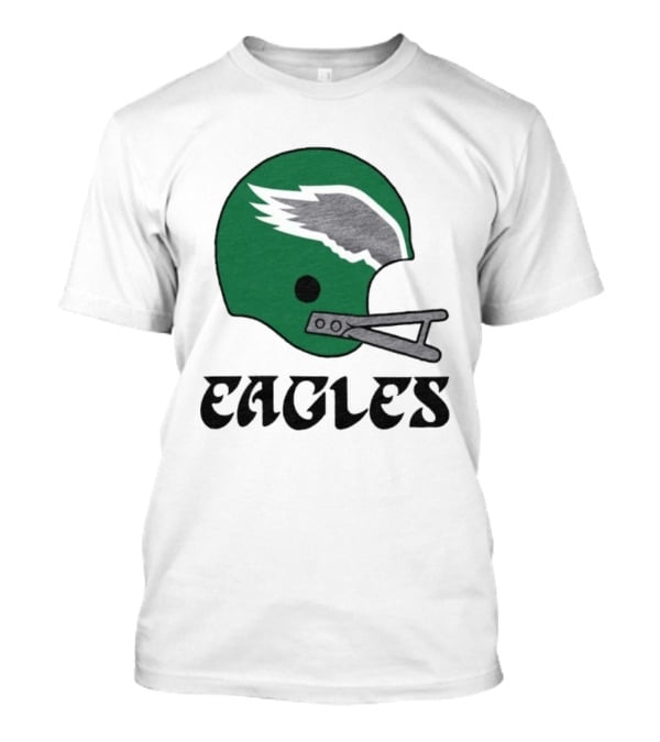 Philadelphia Eagles Helmet Green Wing T-Shirt