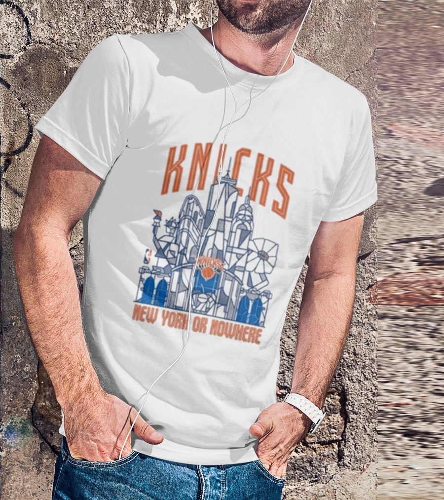 Knicks New York Or Nowhere Skyscraper T-Shirt