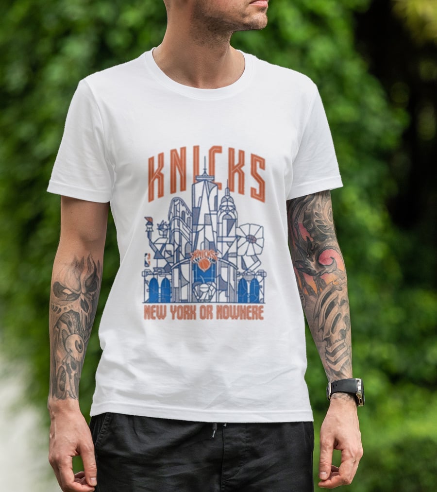 Knicks New York Or Nowhere Skyscraper T-Shirt