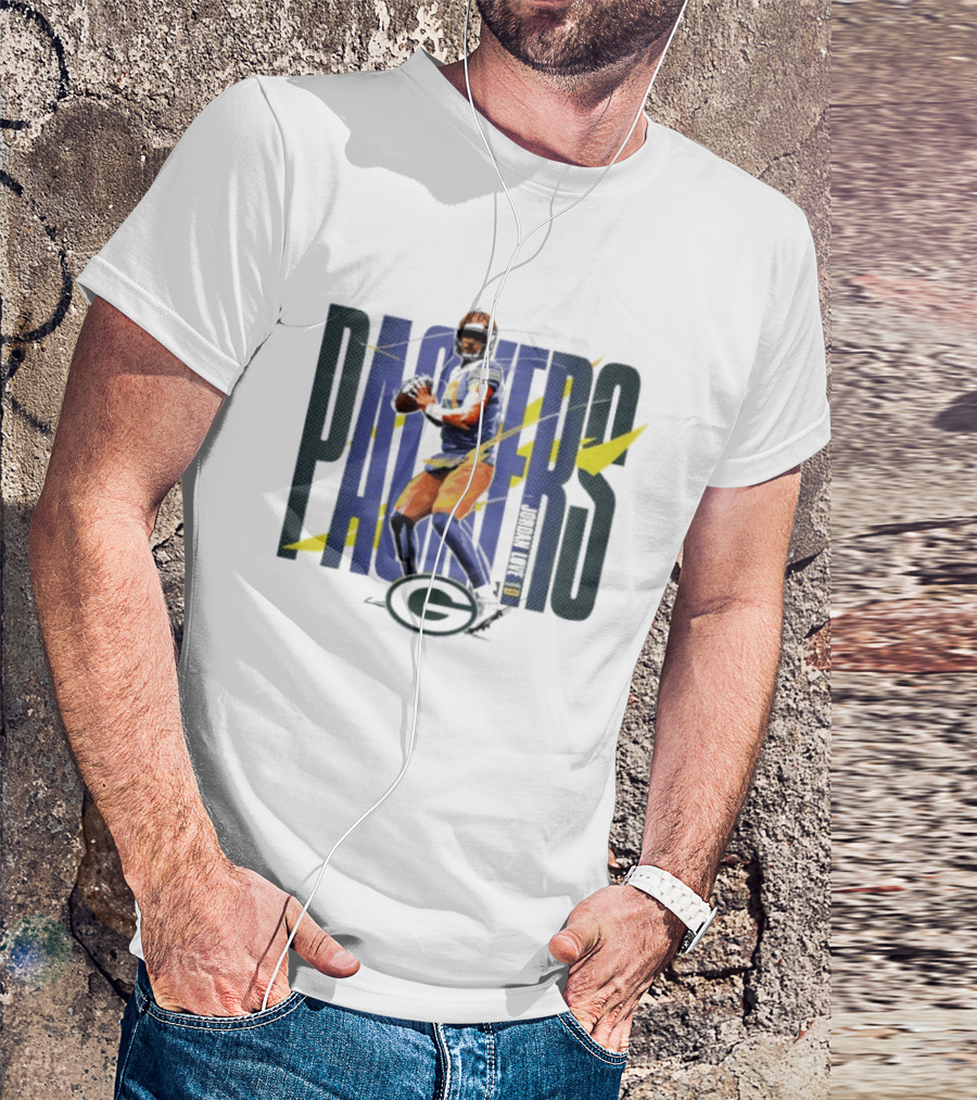 Packers Jordan Love Number 10 Green Bay Packers Player T-Shirt