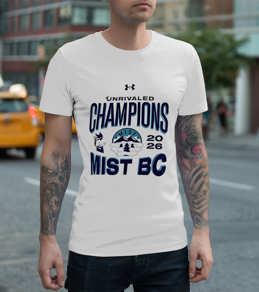 Unrivaled Champions 2026 Mist BC Under Armour T-Shirt