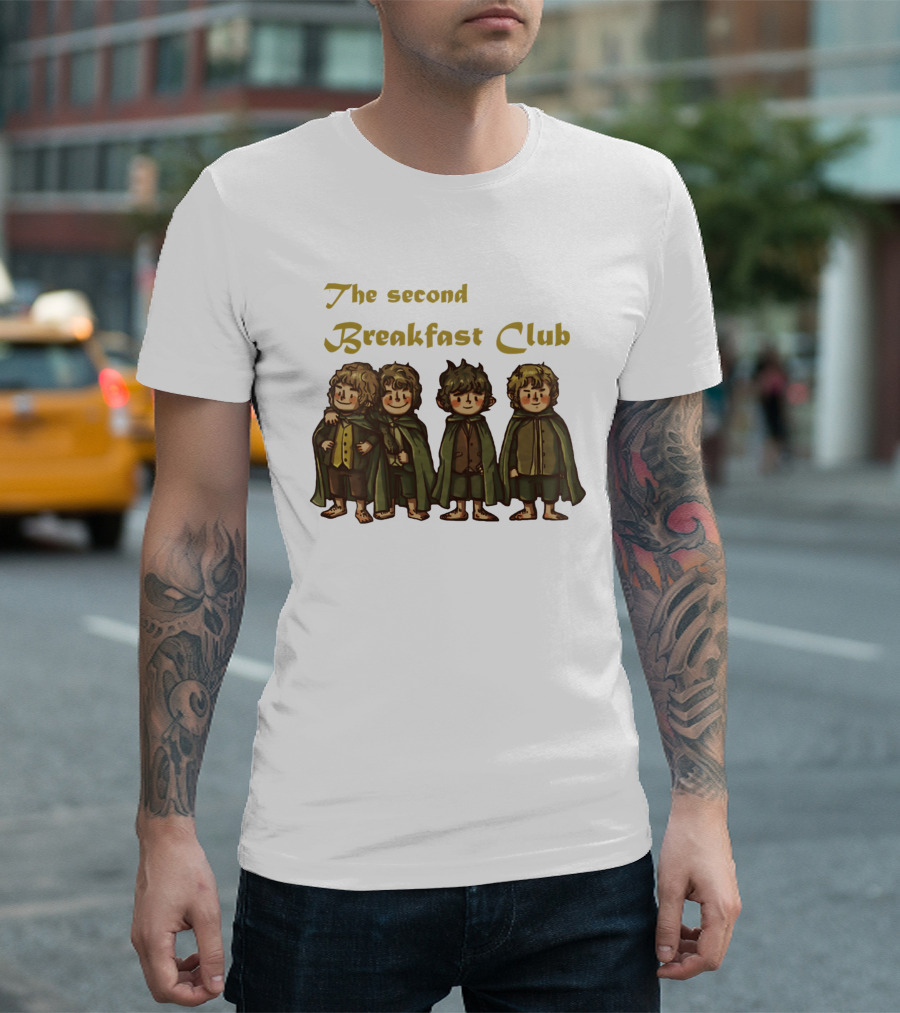 The Second Breakfast Club Hobbits LOTR T-Shirt