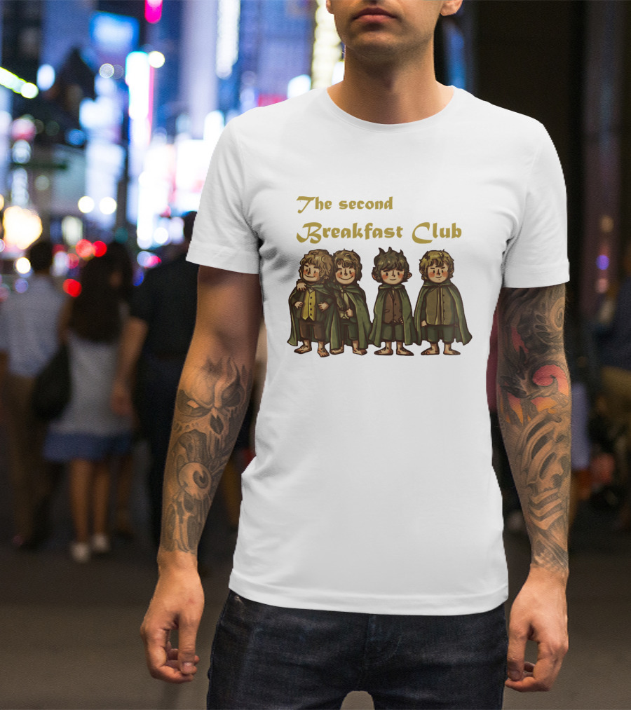 The Second Breakfast Club Hobbits LOTR T-Shirt