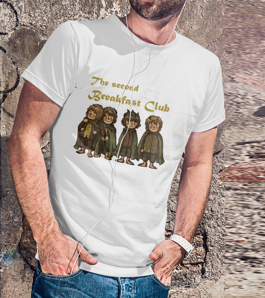 The Second Breakfast Club Hobbits LOTR T-Shirt
