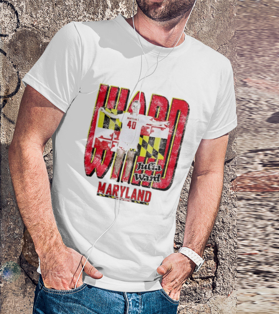 Maryland Terrapins Julia Ward 40 Player T-Shirt