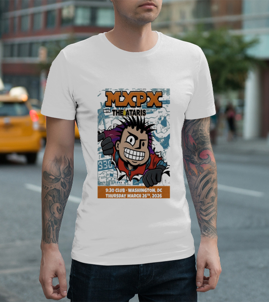 Mxpx With The Ataris 9 30 Club Washington DC March 26 2026 T-Shirt