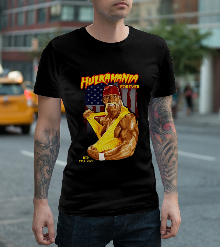 Hulkamania Forever American Icon 1953 2025 T-Shirt