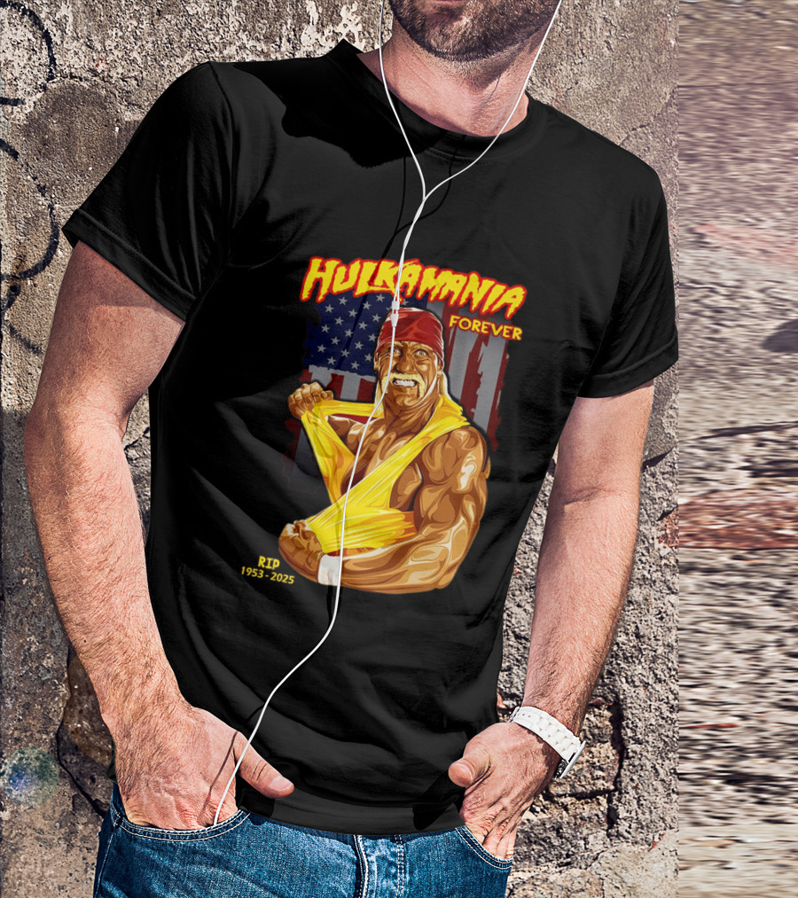 Hulkamania Forever American Icon 1953 2025 T-Shirt