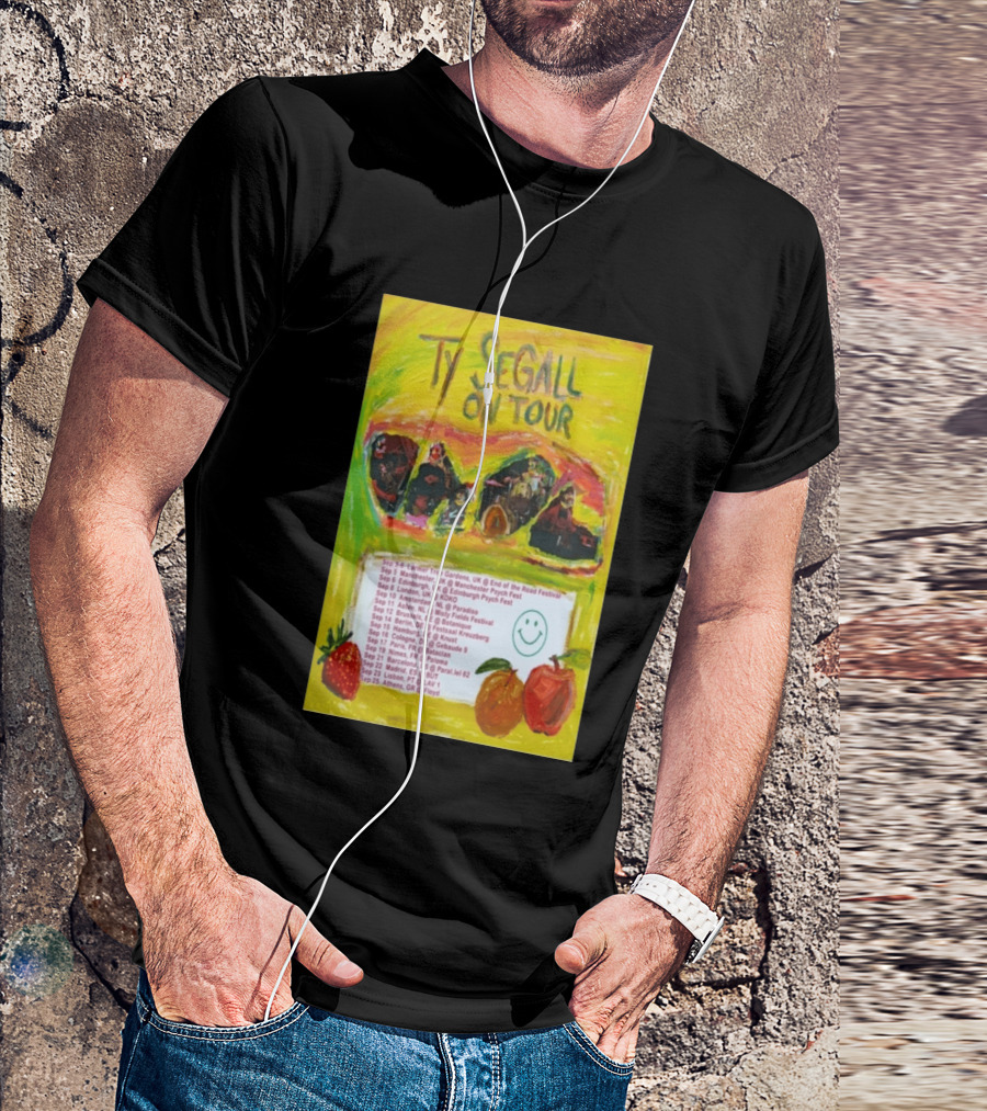 Ty Segall Europe Tour 2026 Larmer Tree Edinburgh Amsterdam Berlin Madrid Athens T-Shirt