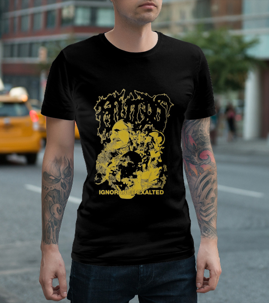 Fluids Ignorance Exalted Abstract Golden T-Shirt
