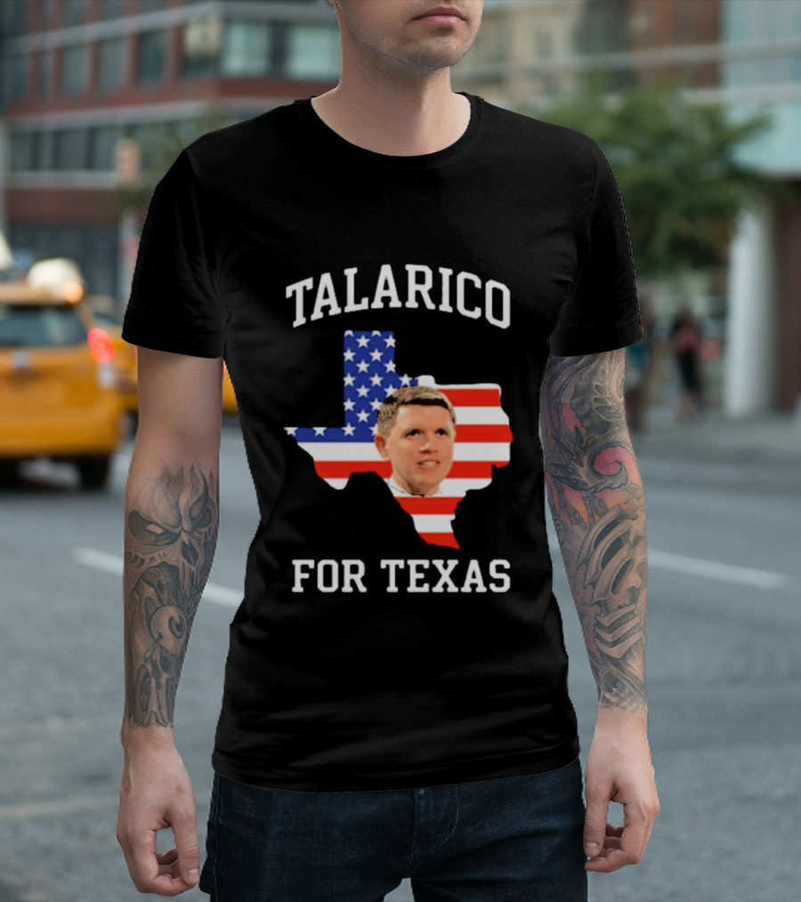 Talarico For Texas American Flag Campaign T-Shirt