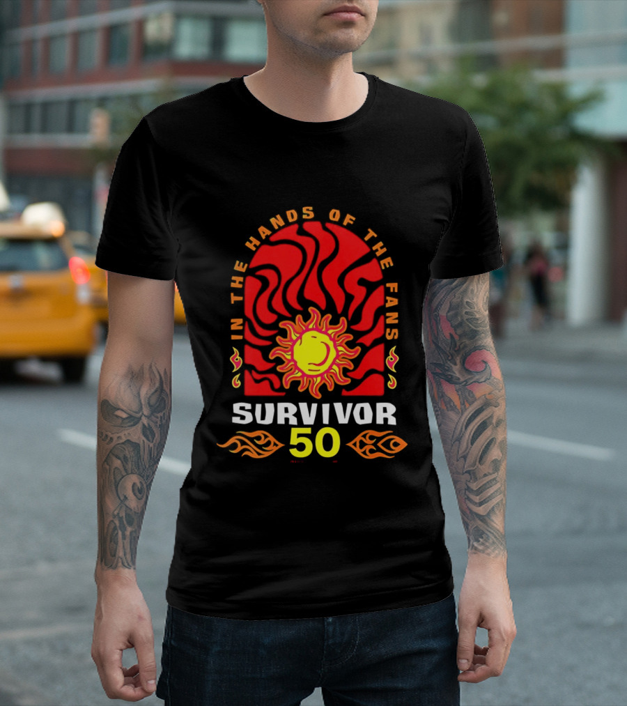Survivor 50 In The Hands Of The Fans Tropical Sun T-Shirt