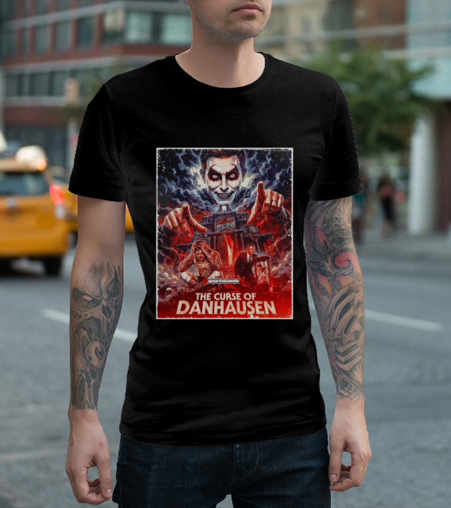 The Curse Of Danhausen Sportskeeda WWE Men For Sale Ships Free T-Shirt