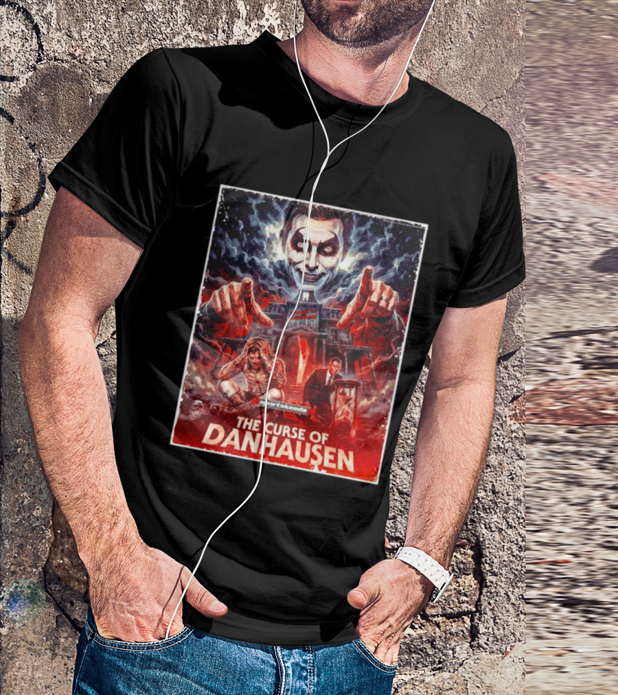 The Curse Of Danhausen Sportskeeda WWE Men For Sale Ships Free T-Shirt