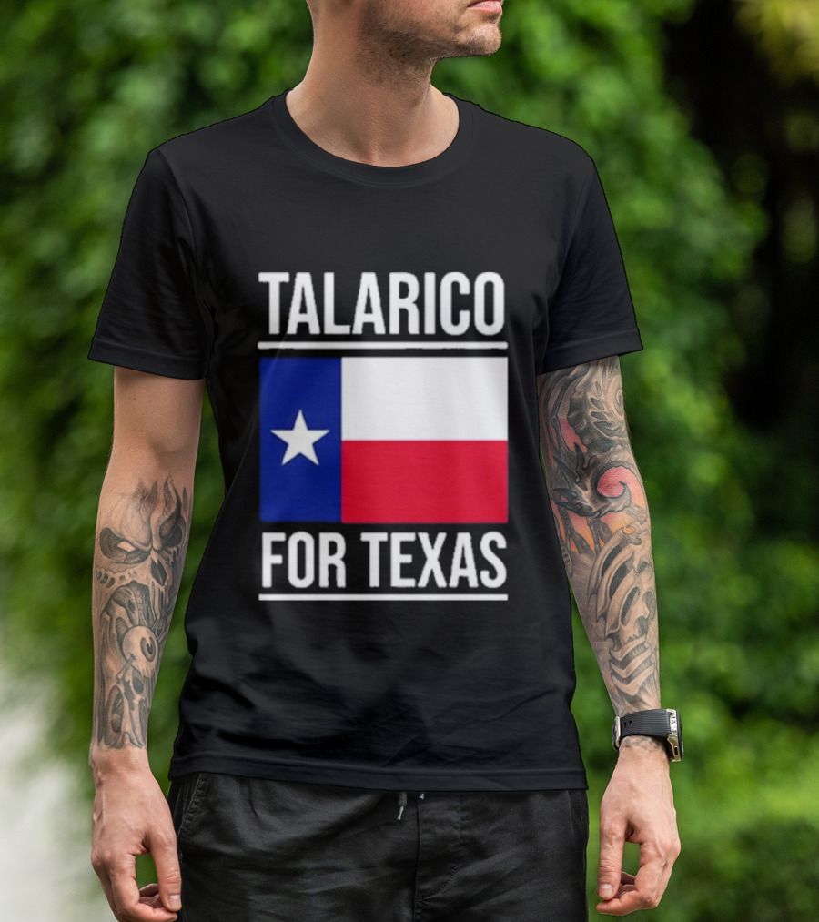 Talarico For Texas Senate Texas Flag Star T-Shirt