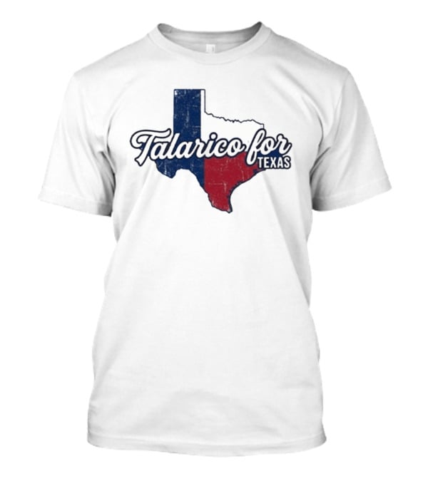 Talarico For Texas State Flag Map T-Shirt