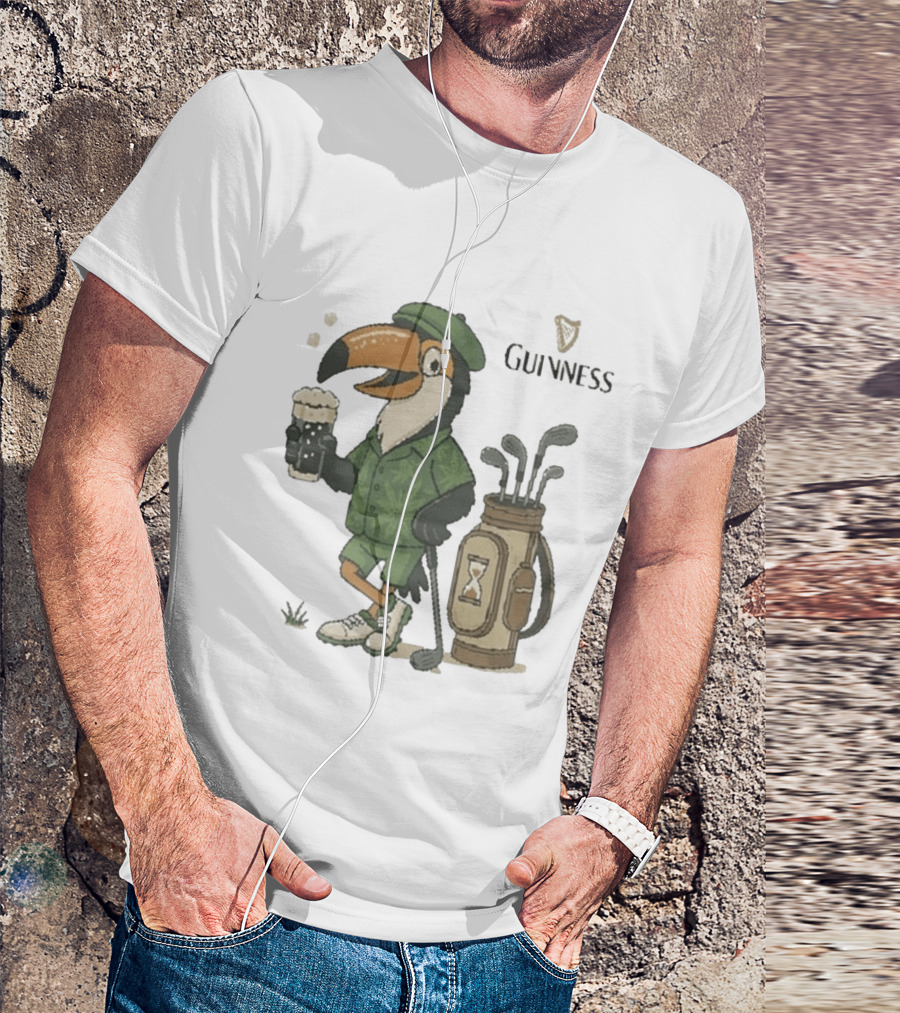 Guinness Toucan Golf Beer St Patrick's Day T-Shirt