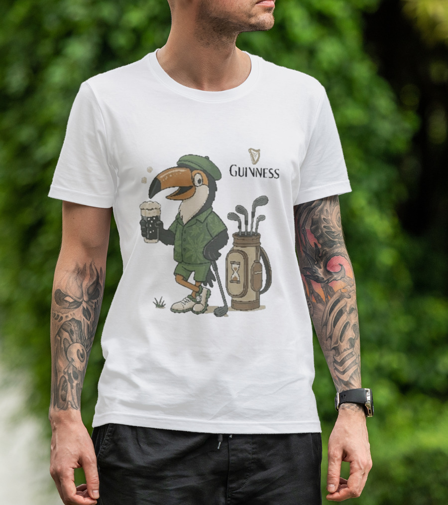Guinness Toucan Golf Beer St Patrick's Day T-Shirt