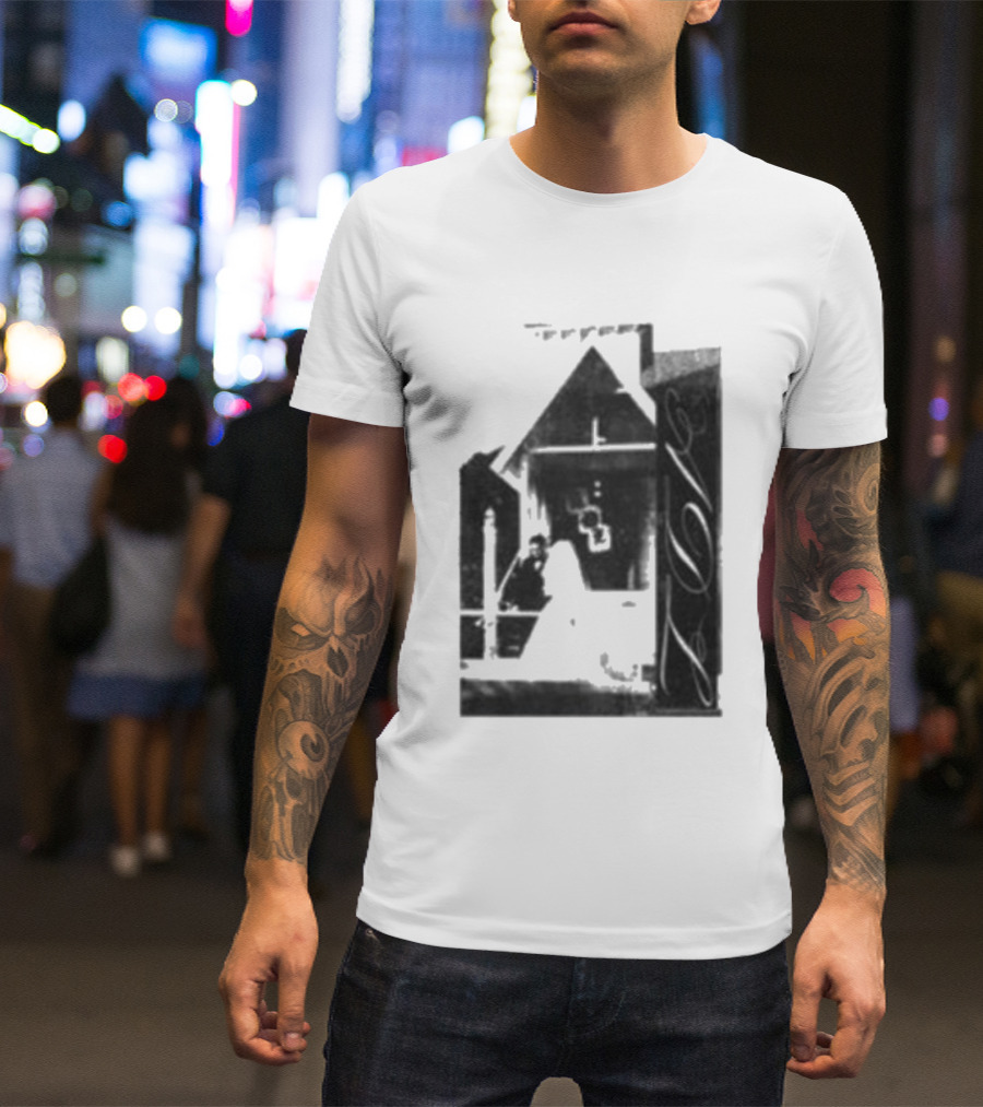 Yeat A Dangerous Love Cross Pyramid Monochrome T-Shirt