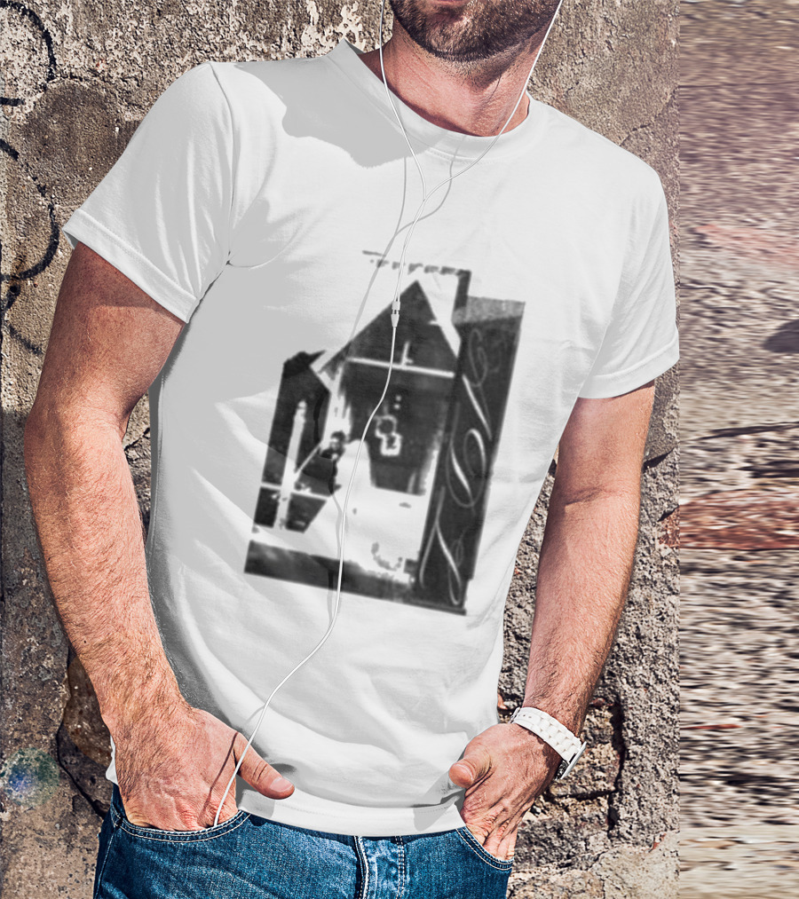 Yeat A Dangerous Love Cross Pyramid Monochrome T-Shirt