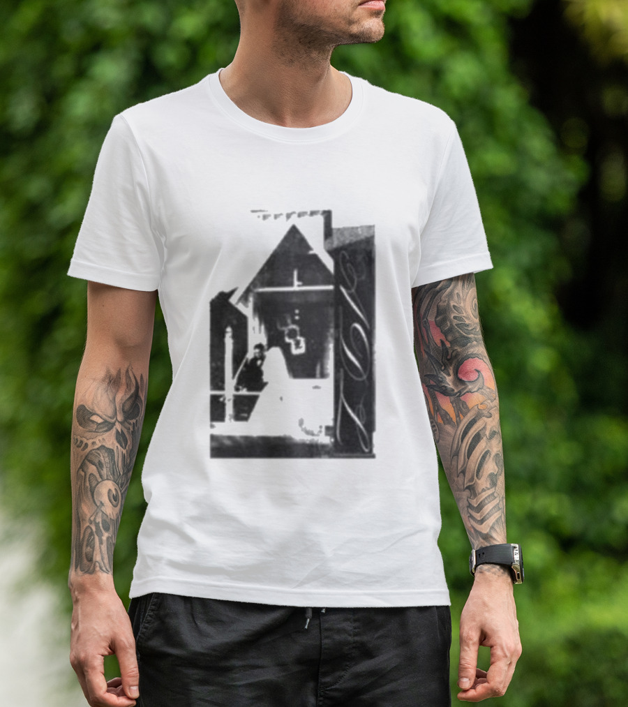 Yeat A Dangerous Love Cross Pyramid Monochrome T-Shirt