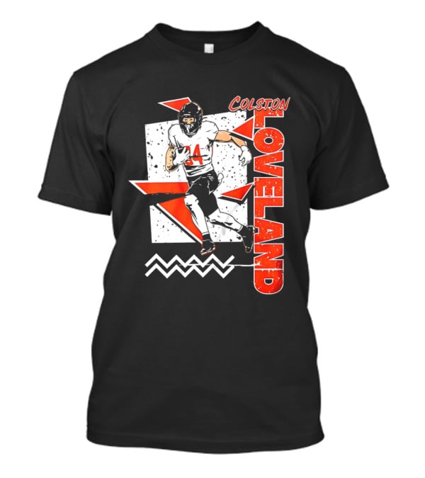 Colston Loveland Chicago Bears 90s Retro Football Player T-Shirt