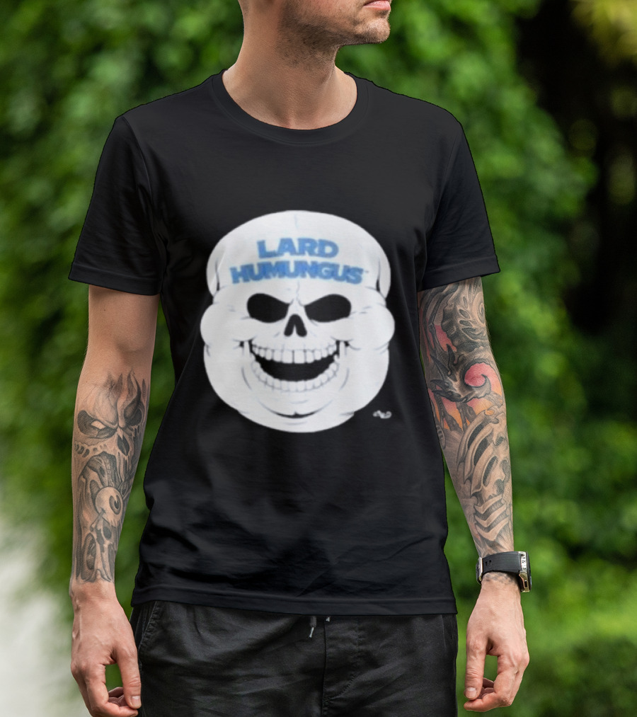 Lard Humungus Skull Graphic 3 16 T-Shirt