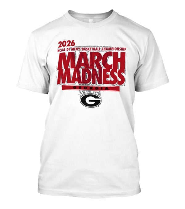 Georgia 2026 NCAA DI Men's Basketball Championship March Madness T-Shirt