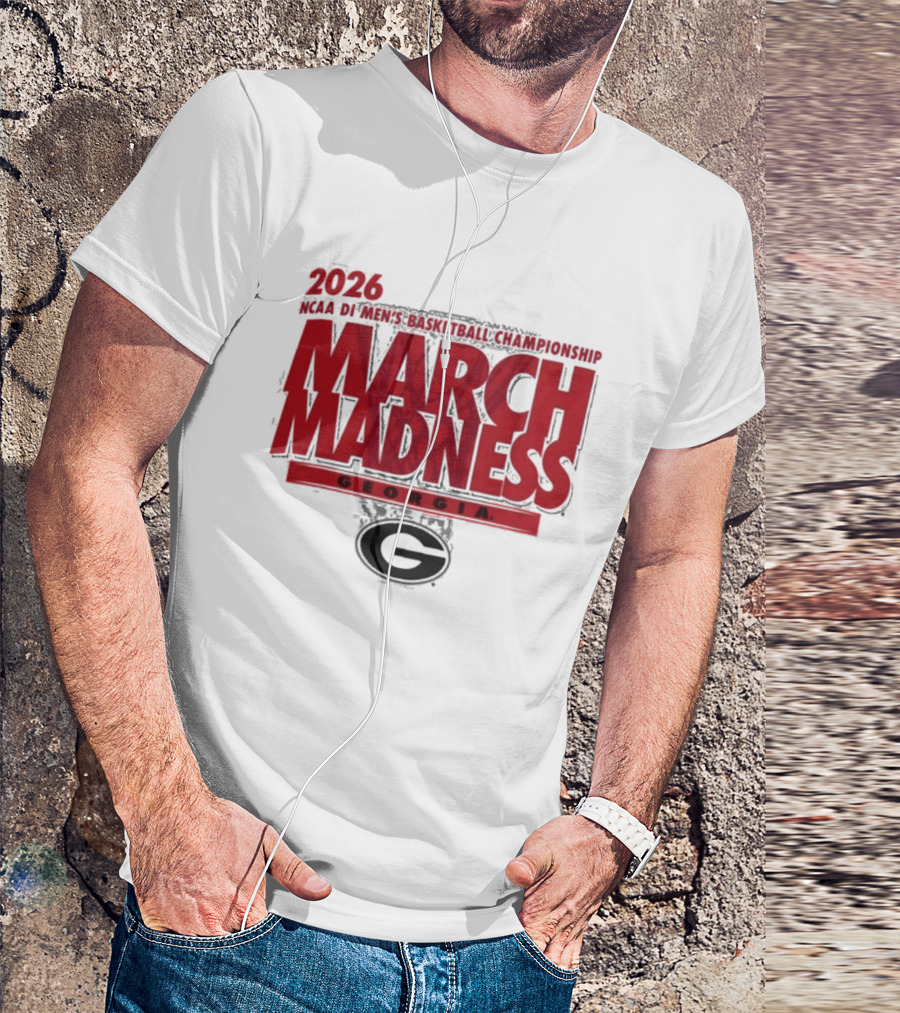Georgia 2026 NCAA DI Men's Basketball Championship March Madness T-Shirt