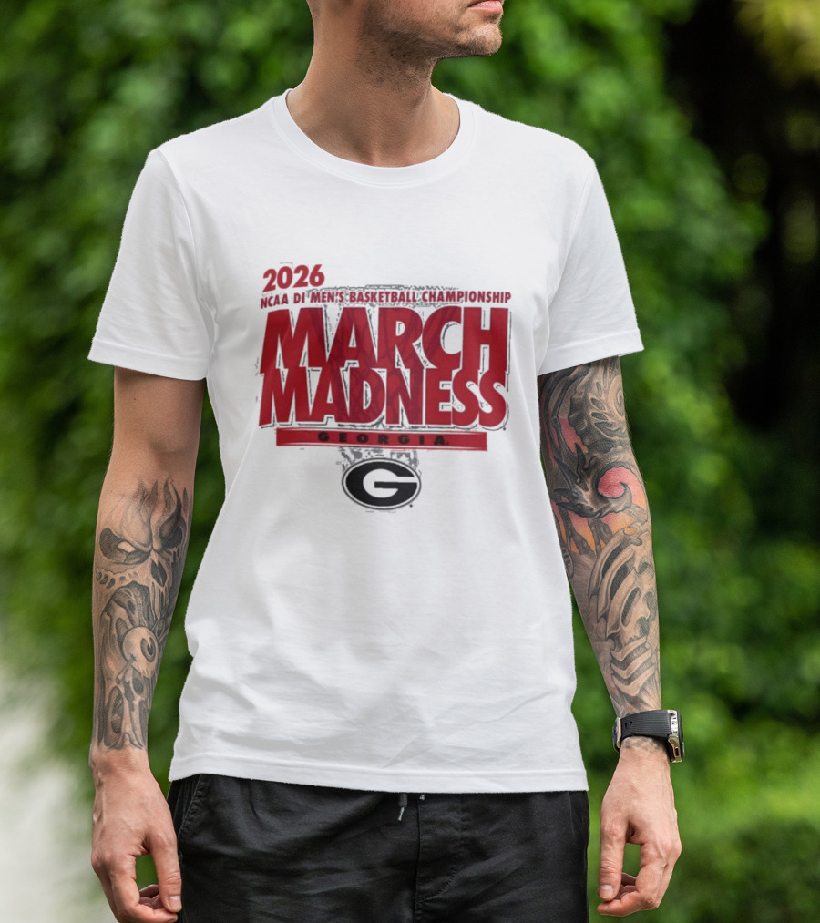 Georgia 2026 NCAA DI Men's Basketball Championship March Madness T-Shirt