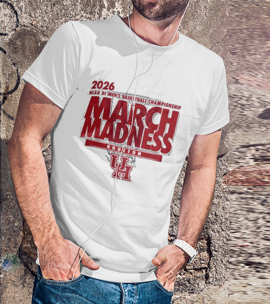 2026 NCAA Men's Basketball Houston March Madness UH T-Shirt