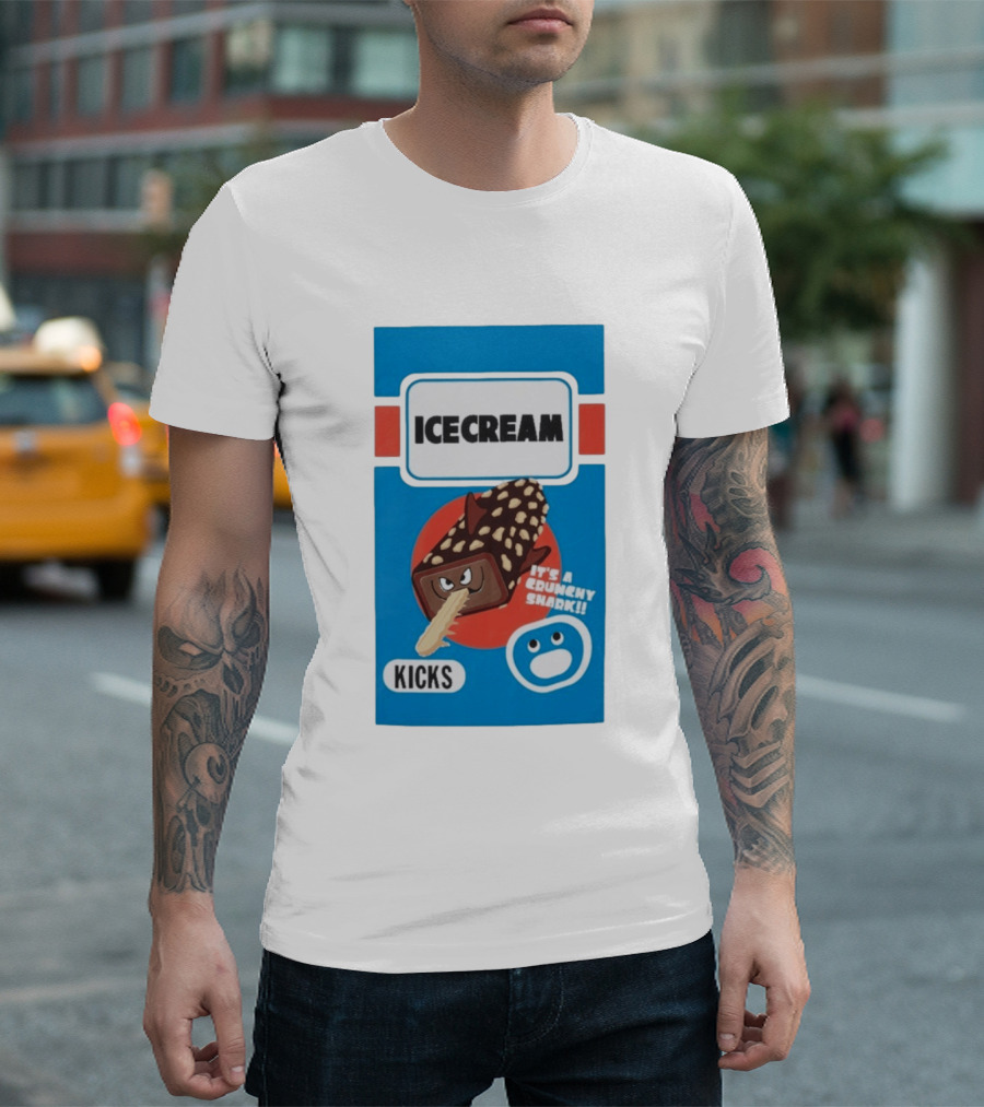 Ice Cream Kicks It's A Crunchy Shark T-Shirt