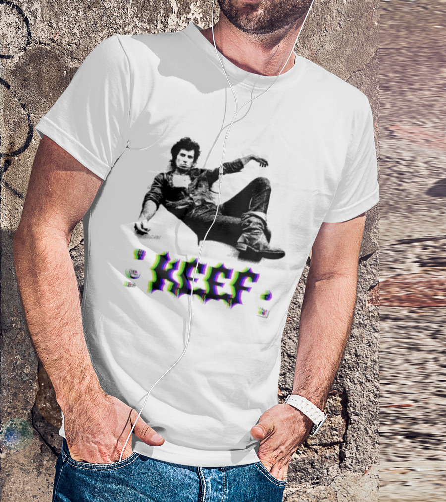 KEEF Keith Richards Vintage Rock And Roll T-Shirt