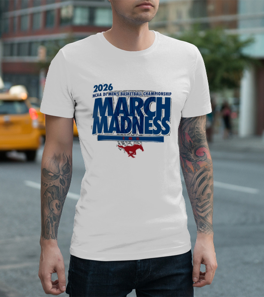 2026 NCAA DI Men's Basketball Championship March Madness SMU T-Shirt