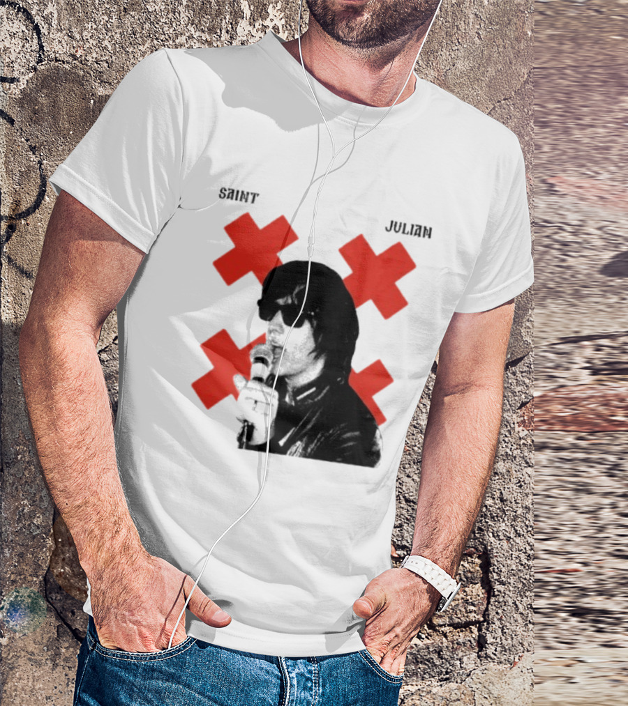 Saint Julian Ccasablancas Red X T-Shirt